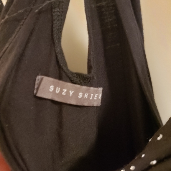 Sparkly flowy black dressy tank - Picture 4 of 5